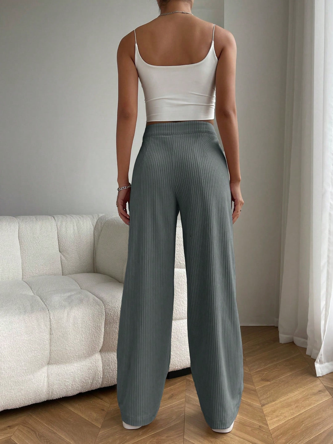 Pantaloni SHEIN, gri