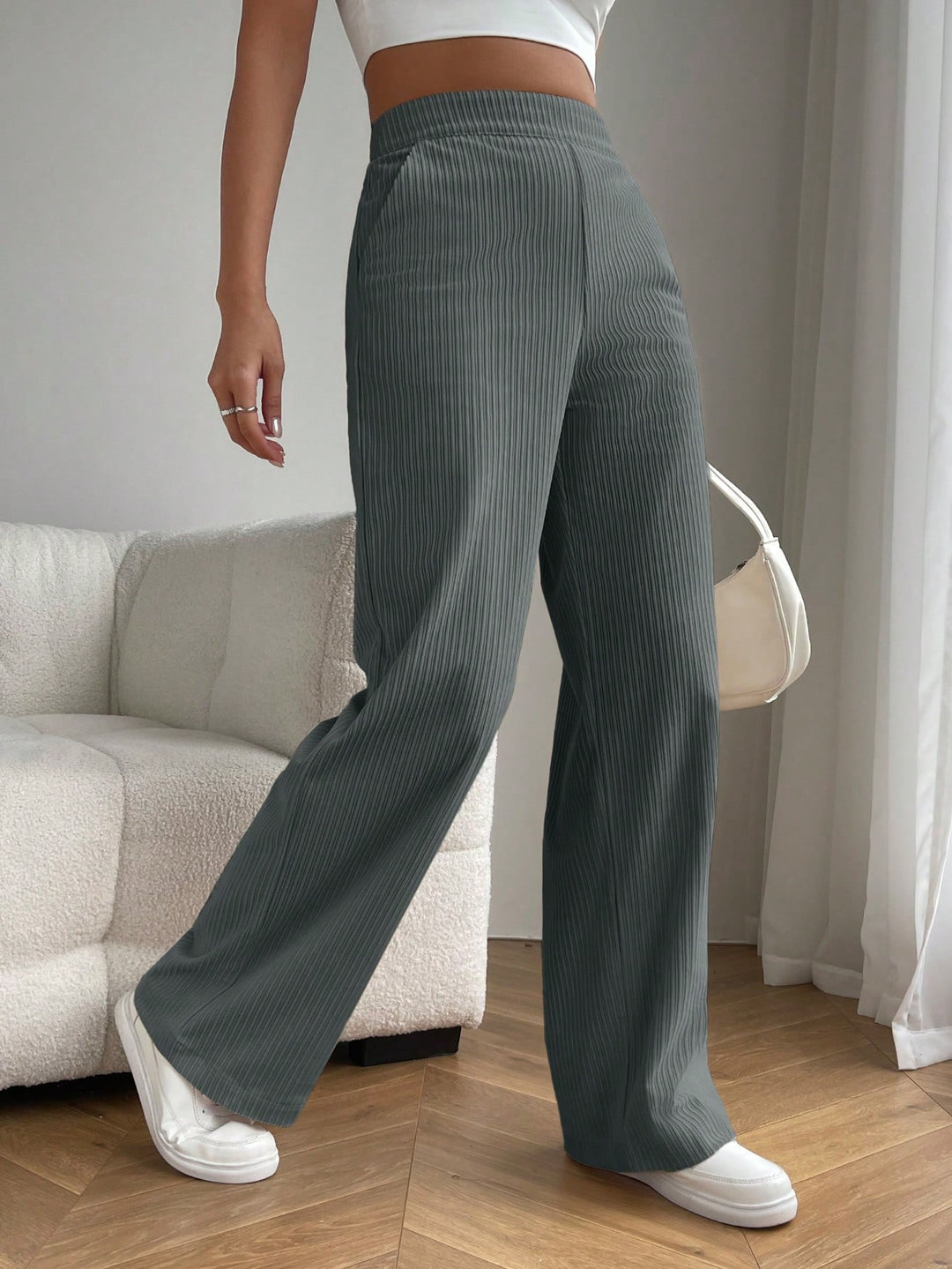 Pantaloni SHEIN, gri