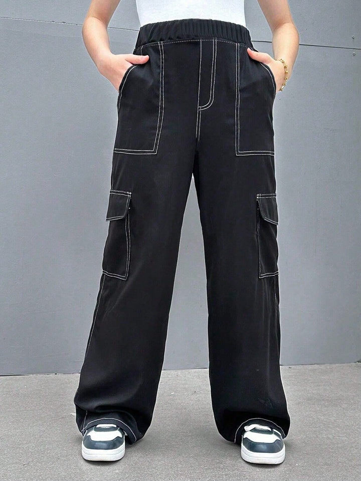 Pantaloni SHEIN, negru