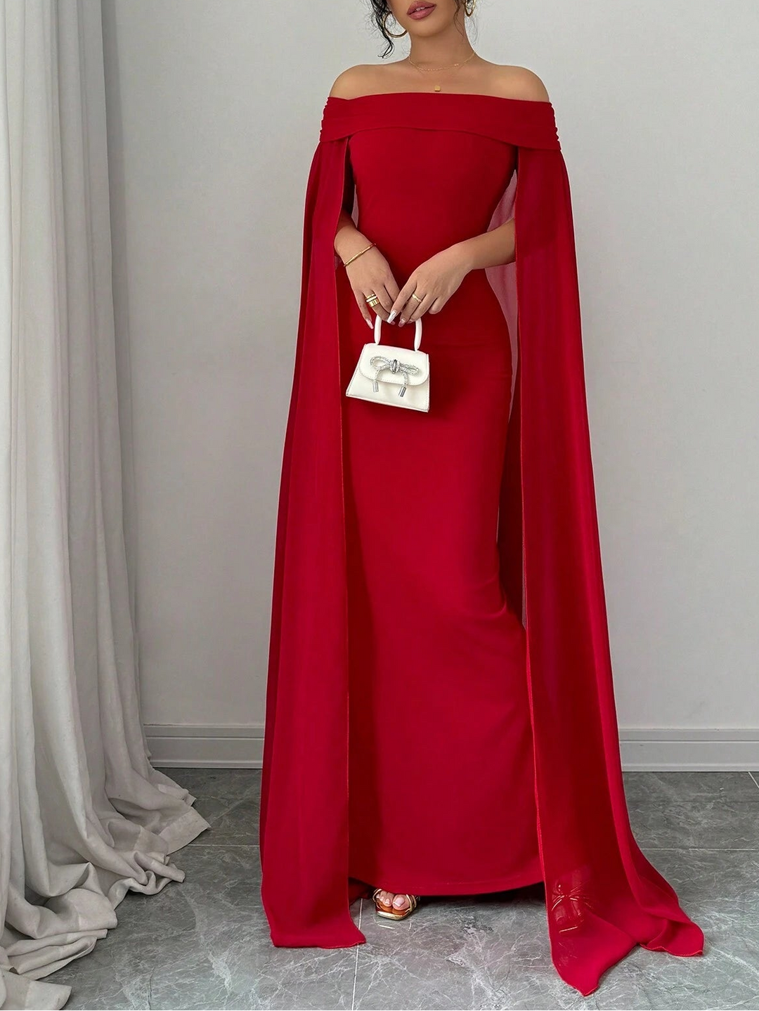 SHEIN Maxi Dress, Red