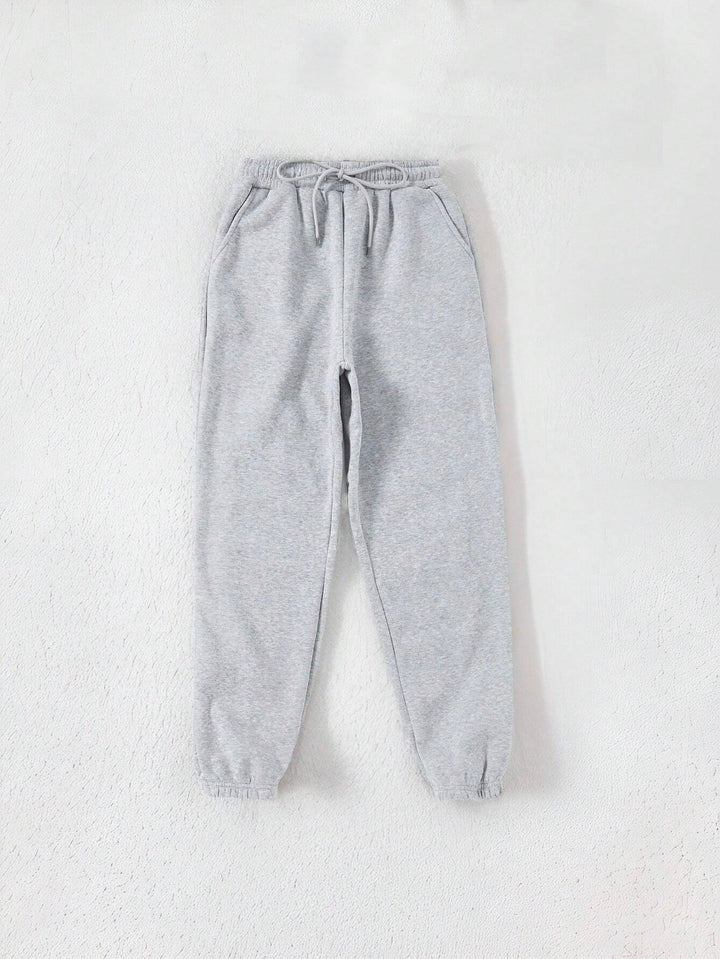 Pantaloni de trening SHEIN, gri