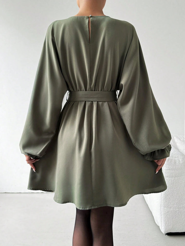 Rochie mini SHEIN, verde