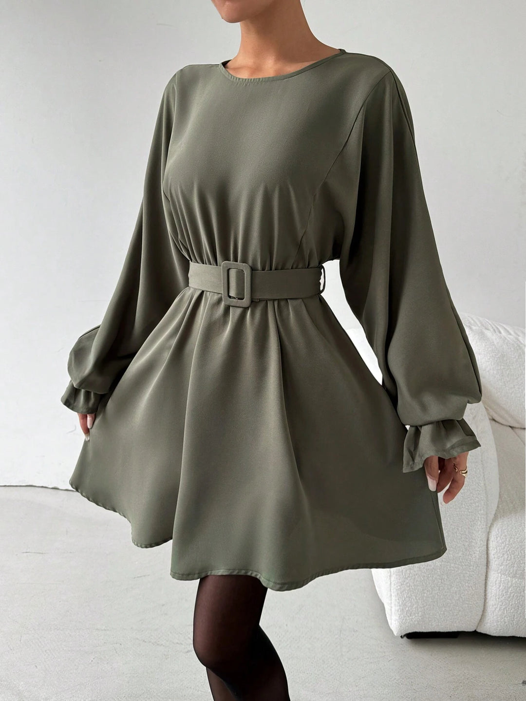 Rochie mini SHEIN, verde