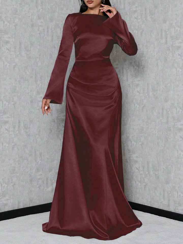 Rochie maxi SHEIN, vișiniu