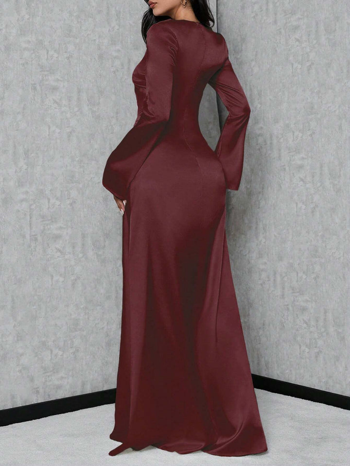 Rochie maxi SHEIN, vișiniu