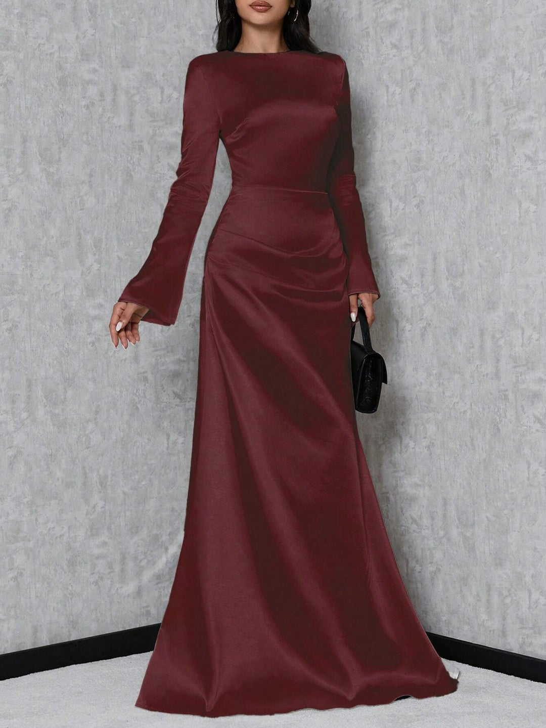 Rochie maxi SHEIN, vișiniu