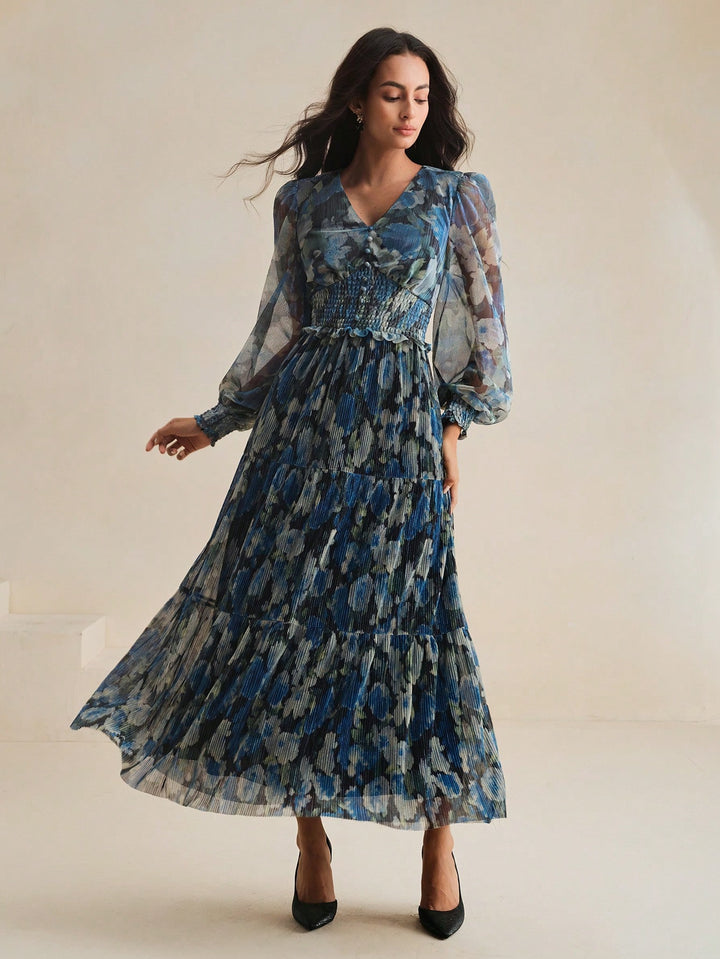 Rochie maxi SHEIN, albastru
