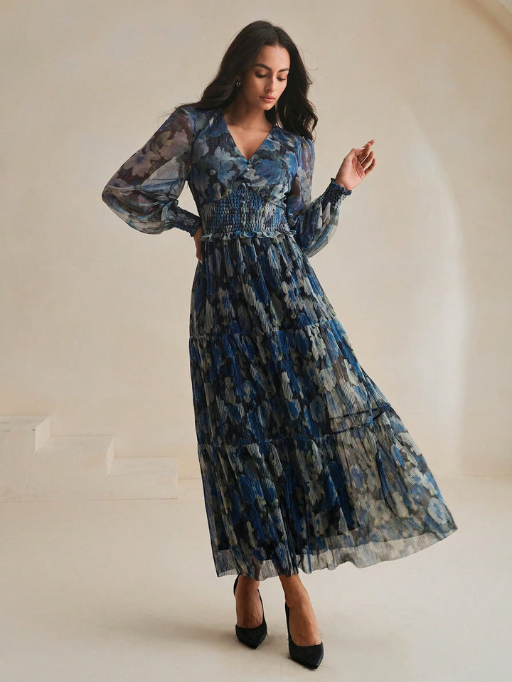 Rochie maxi SHEIN, albastru