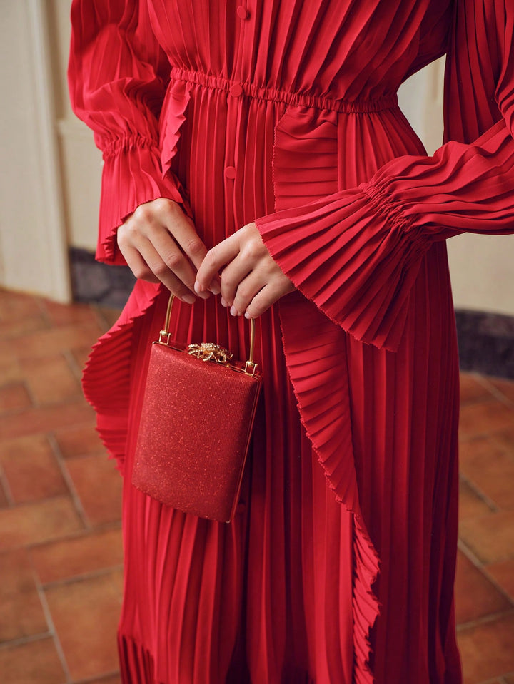 Rochie maxi SHEIN, roșu