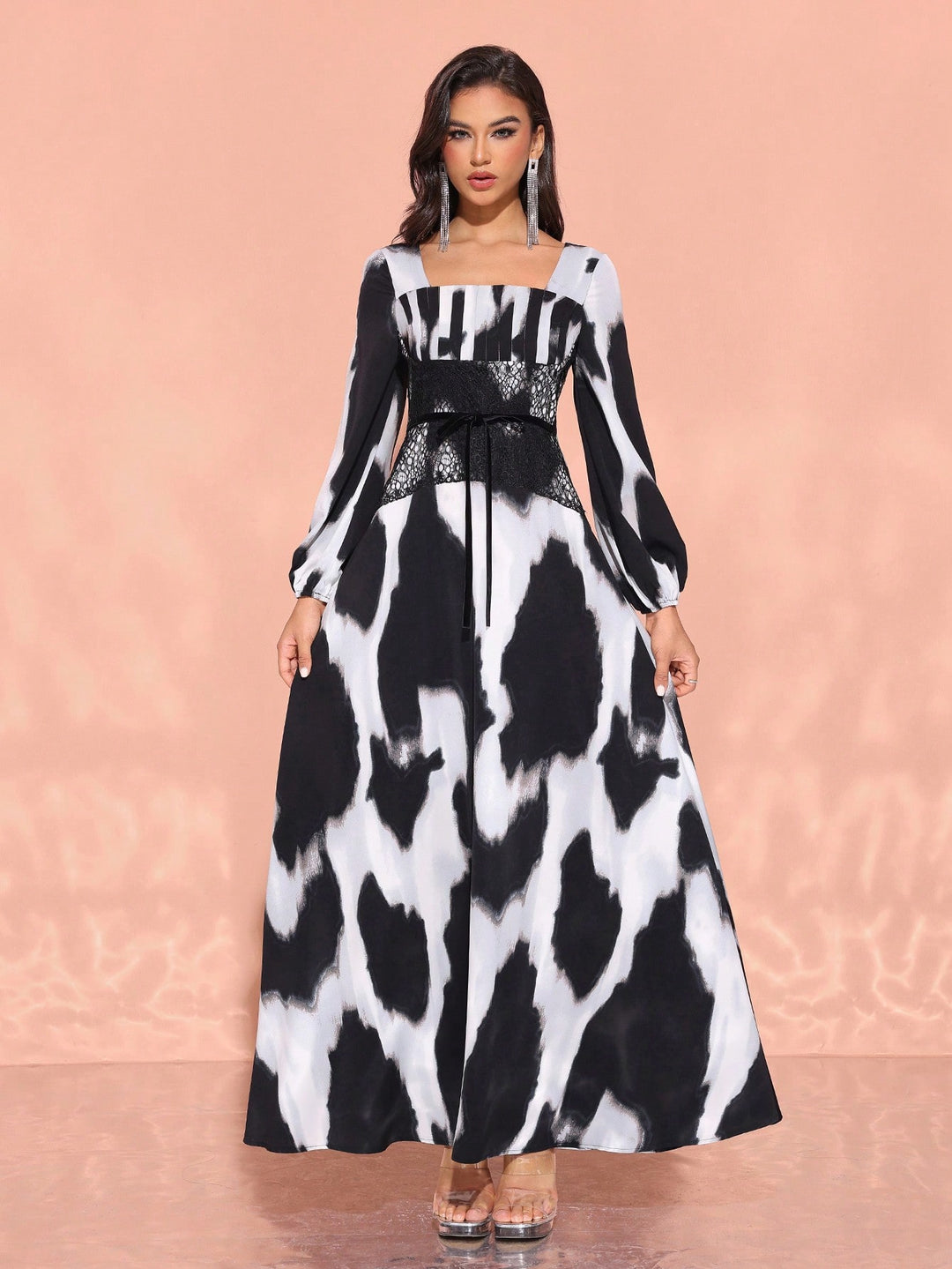 Rochie maxi SHEIN, negru