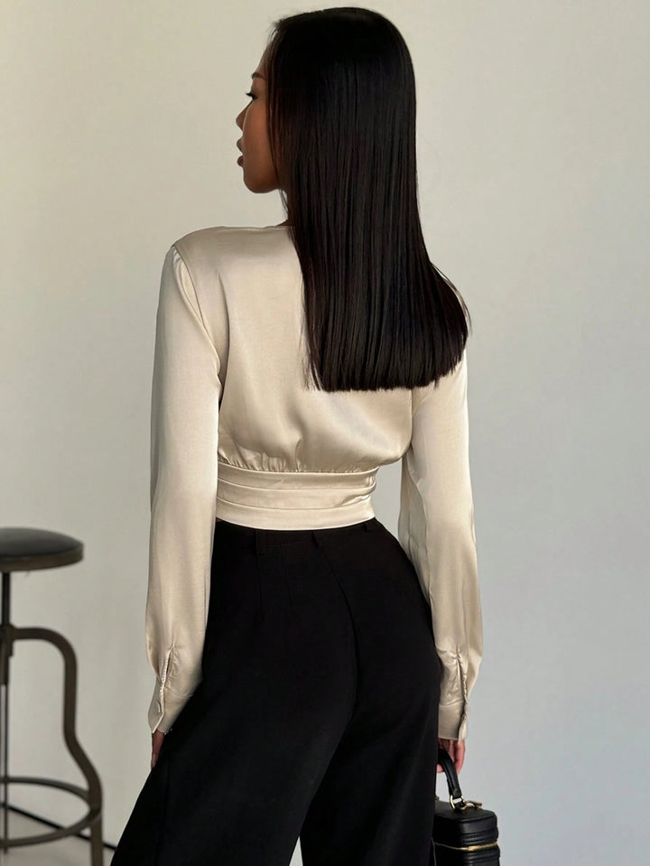 SHEIN blúz, bézs