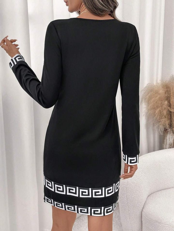 SHEIN mini ruha, fekete