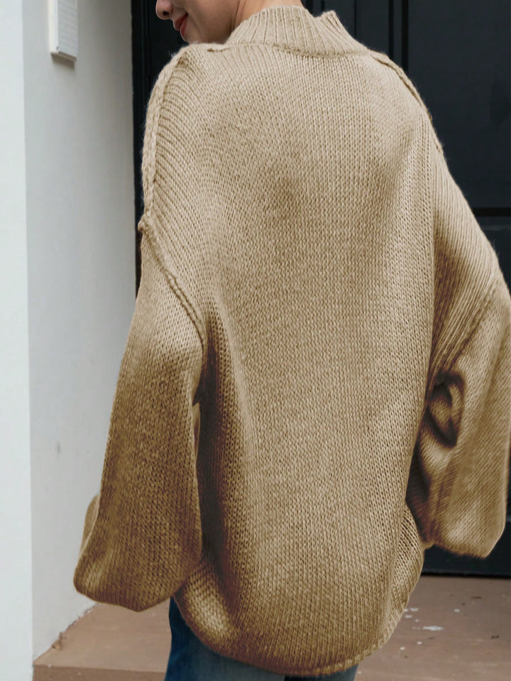 Kardigán SHEIN, khaki