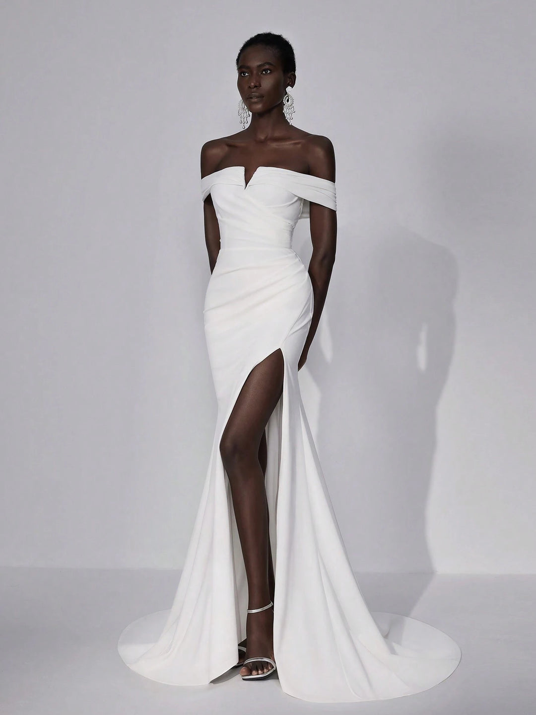 Rochie de ocazie și bridal SHEIN, alb