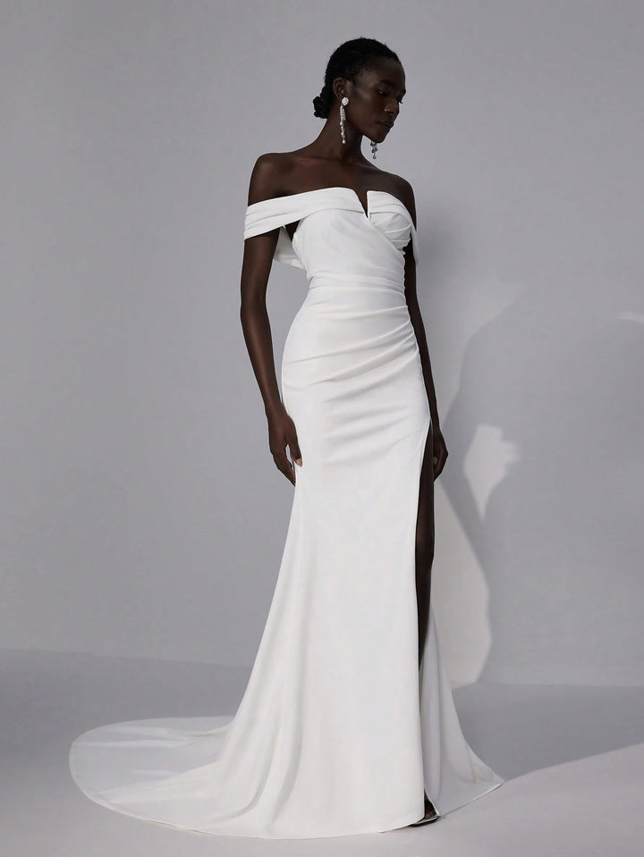 Rochie de ocazie și bridal SHEIN, alb