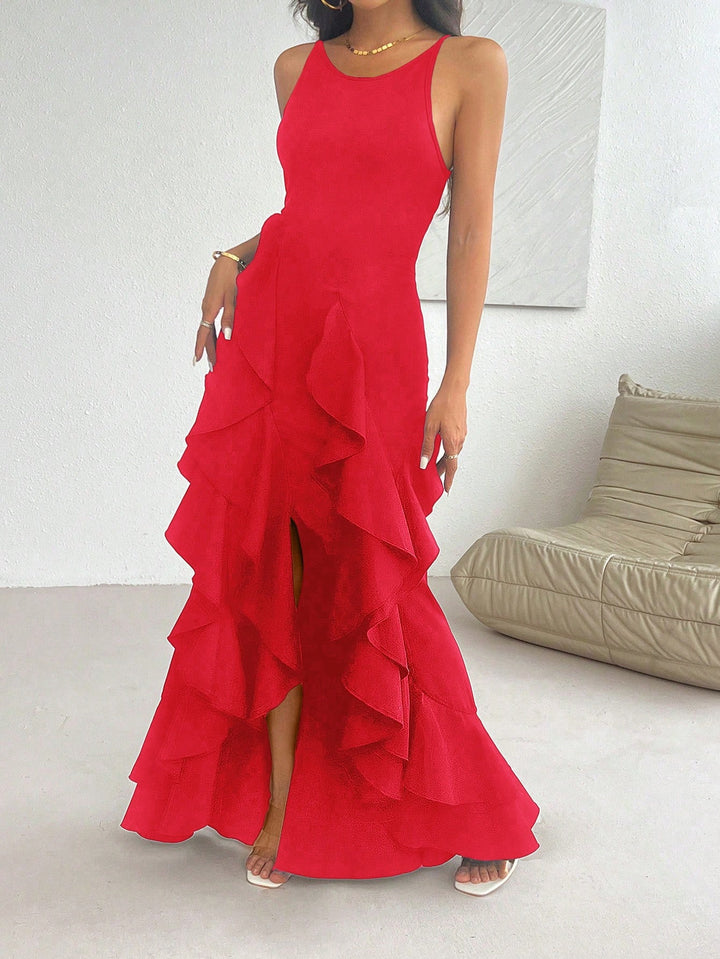 Rochie maxi SHEIN, roșu