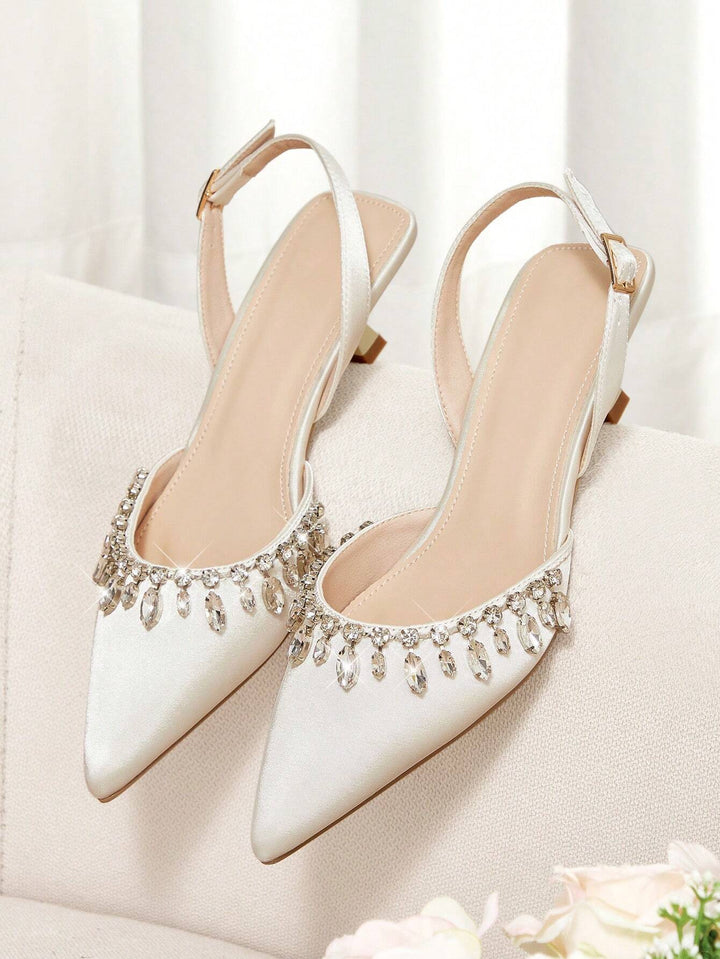Pantofi cu toc SHEIN, bej