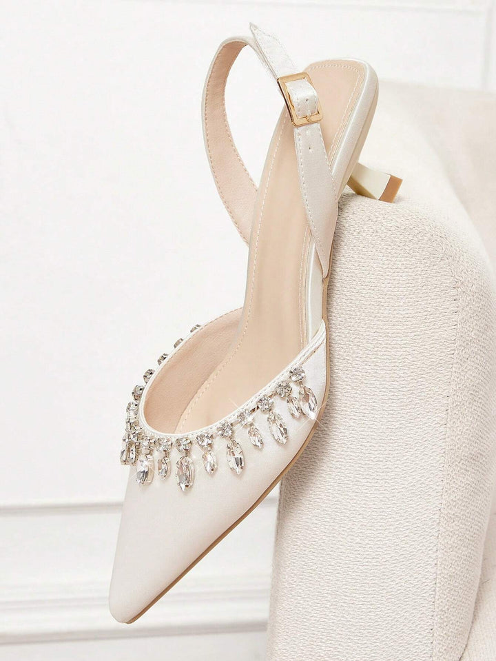 Pantofi cu toc SHEIN, bej
