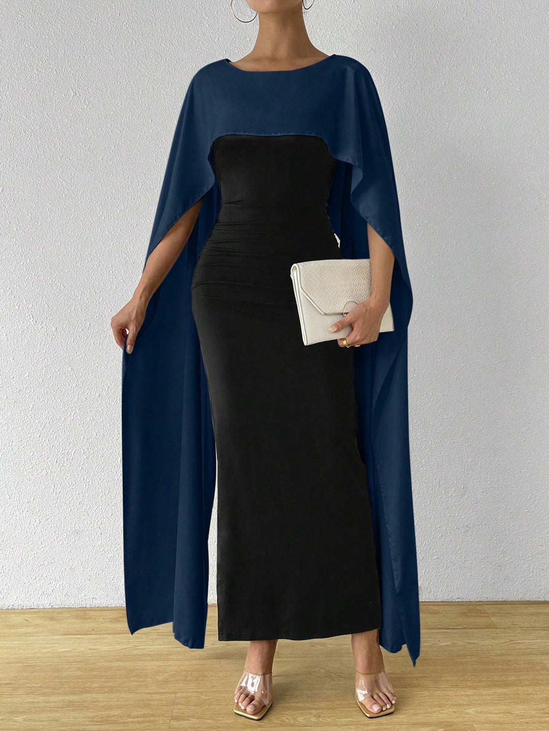 Rochie midi SHEIN, albastru