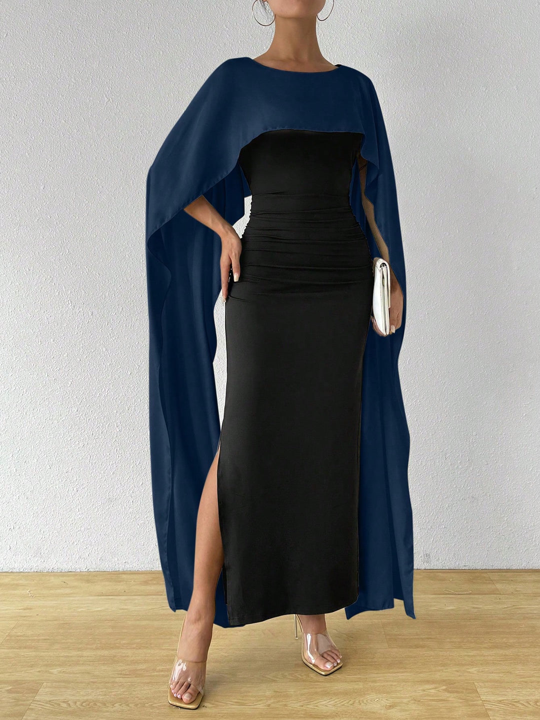 Rochie midi SHEIN, albastru