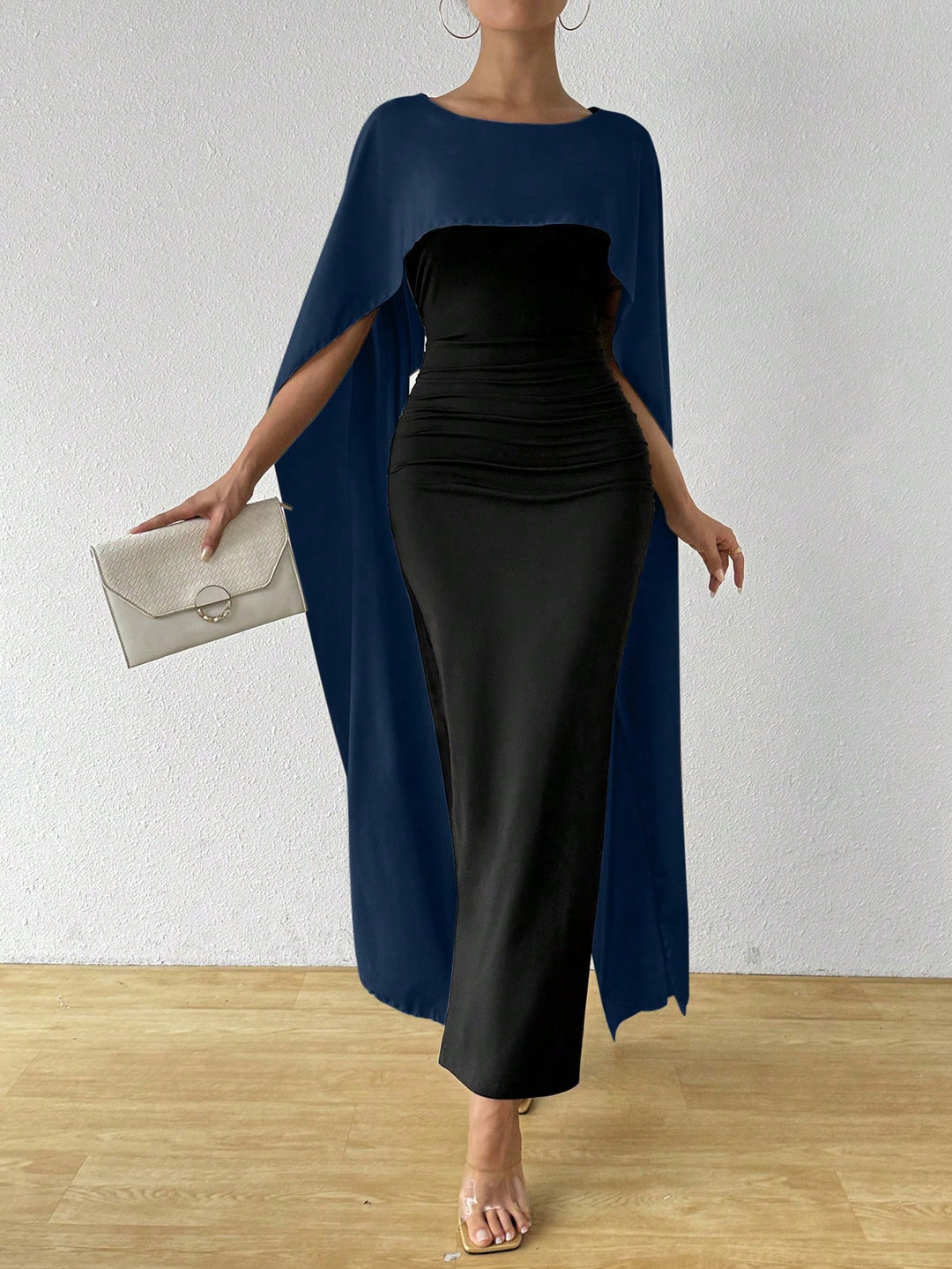Rochie midi SHEIN, albastru