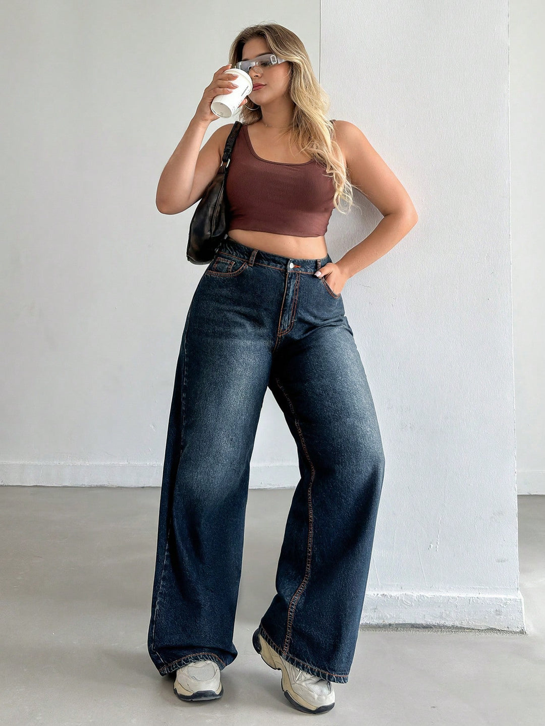 Jeans SHEIN, albastru