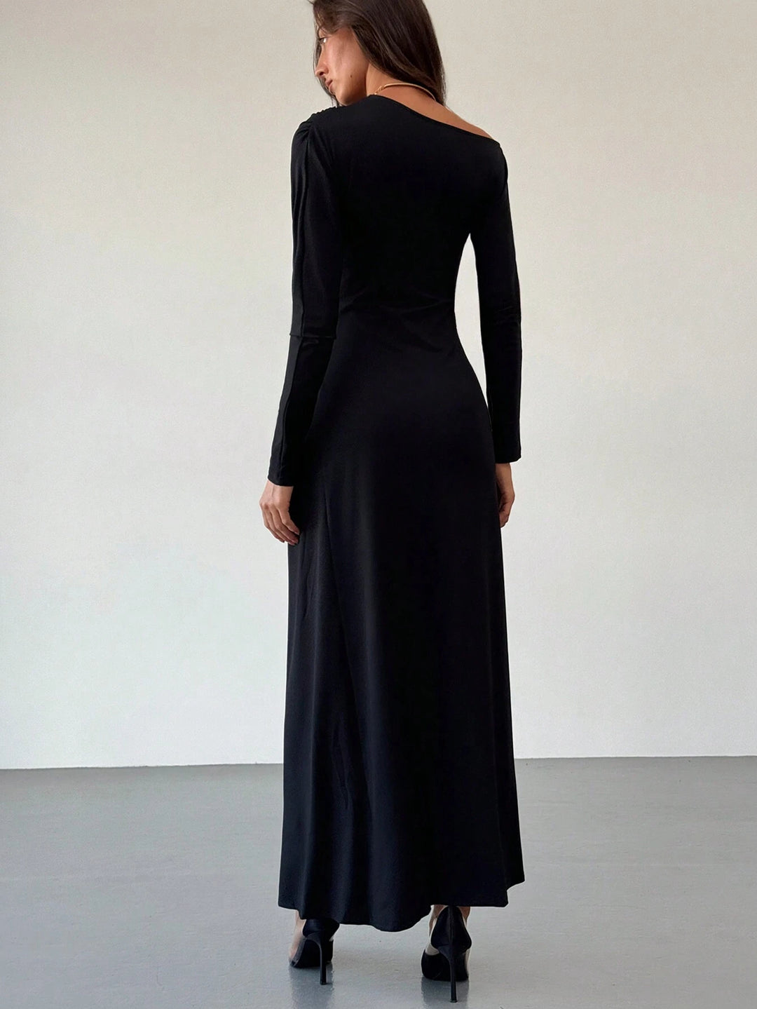 SHEIN maxi ruha, fekete