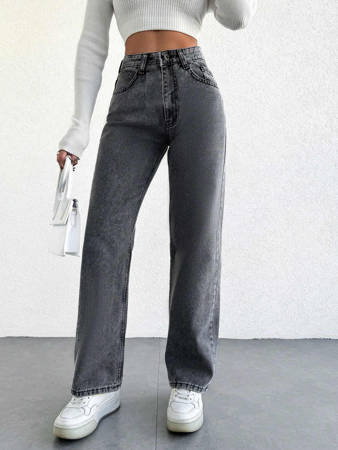 Jeans SHEIN, gri
