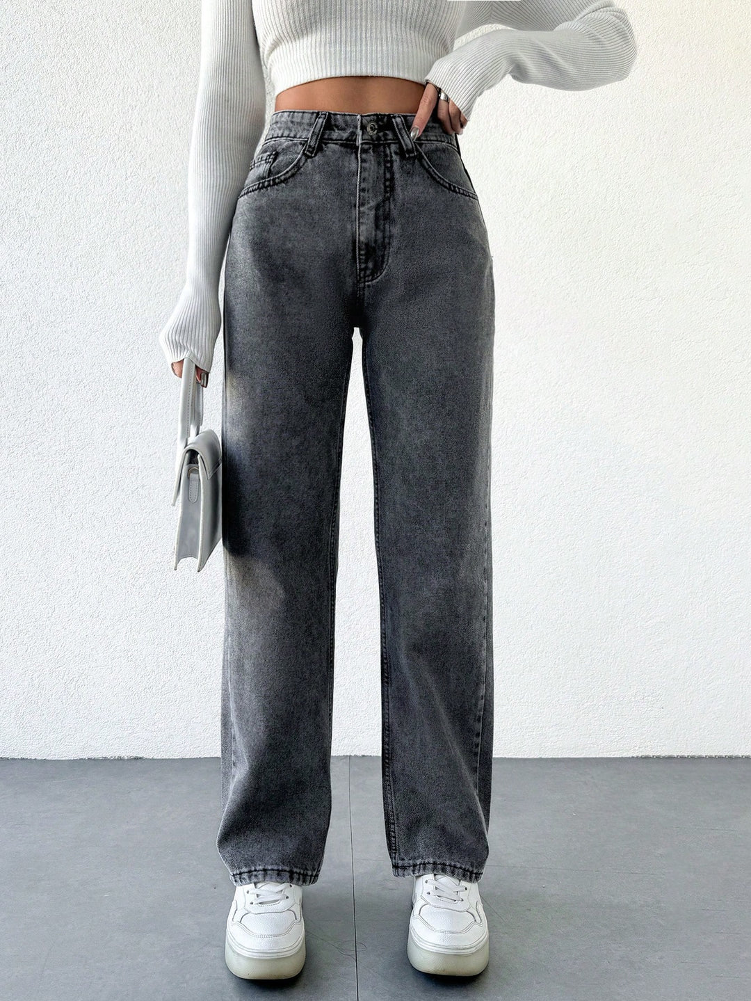 Jeans SHEIN, gri