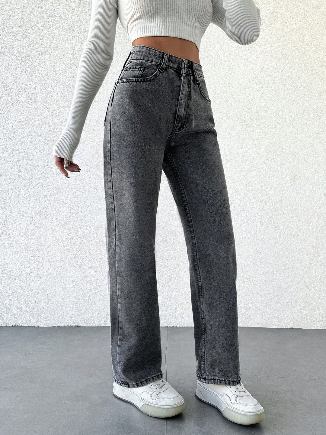 Jeans SHEIN, gri