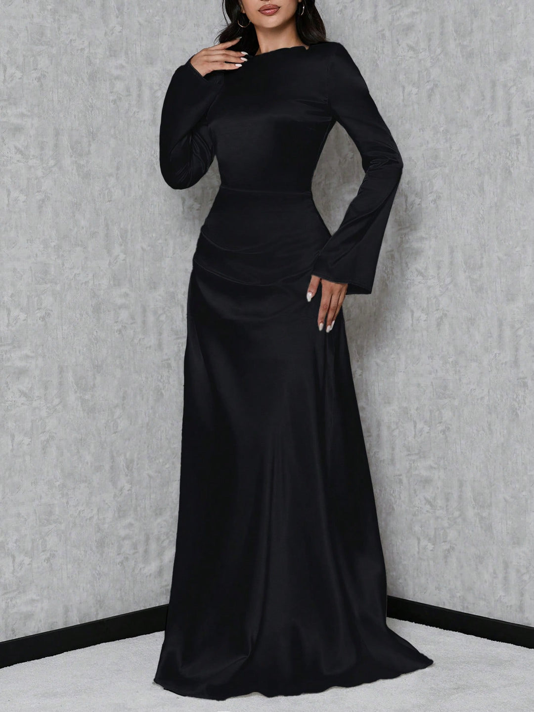 Rochie maxi SHEIN, negru