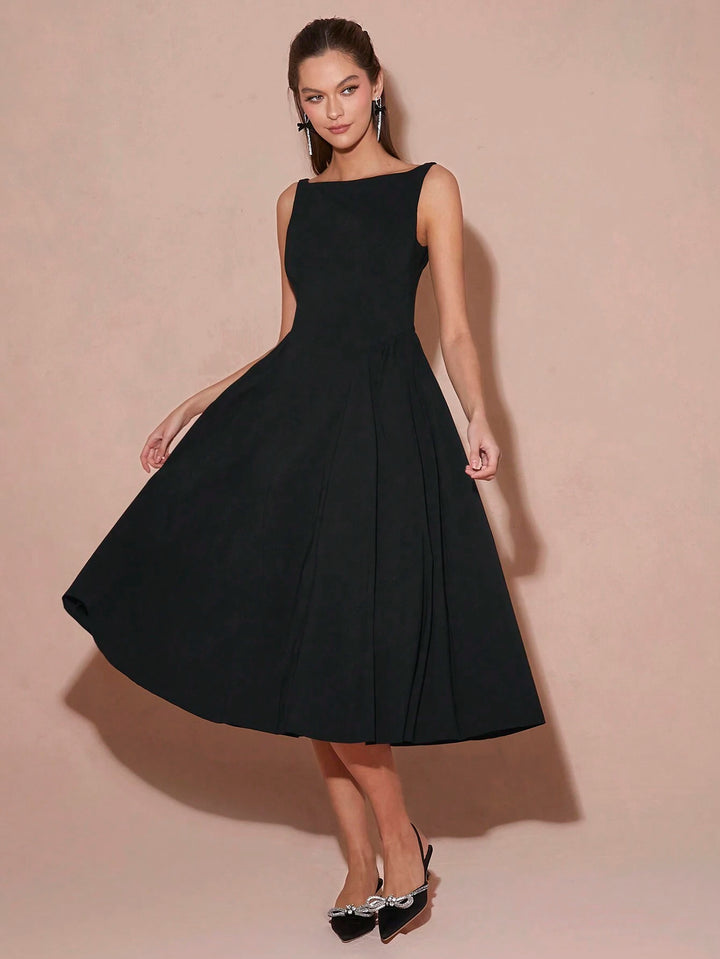 Rochie midi SHEIN, negru