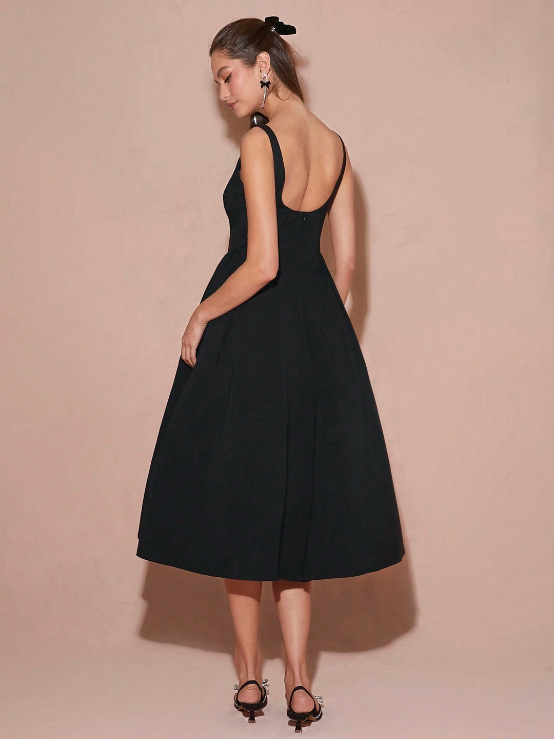 Rochie midi SHEIN, negru