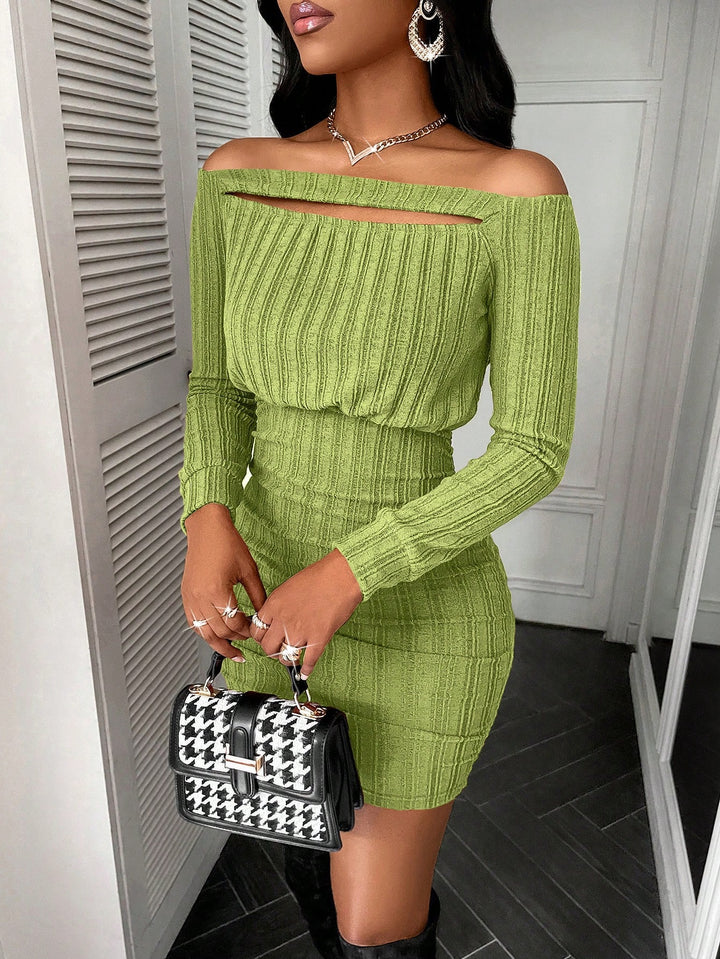 Rochie scurtă SHEIN, verde