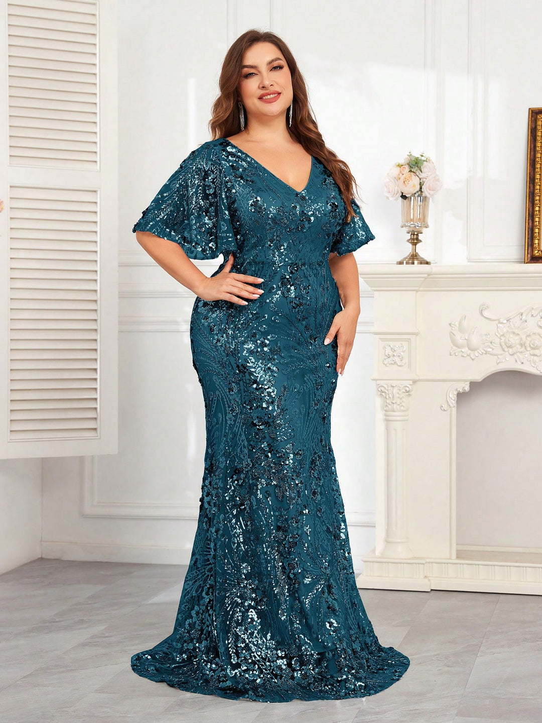 Rochie SHEIN, turcoaz