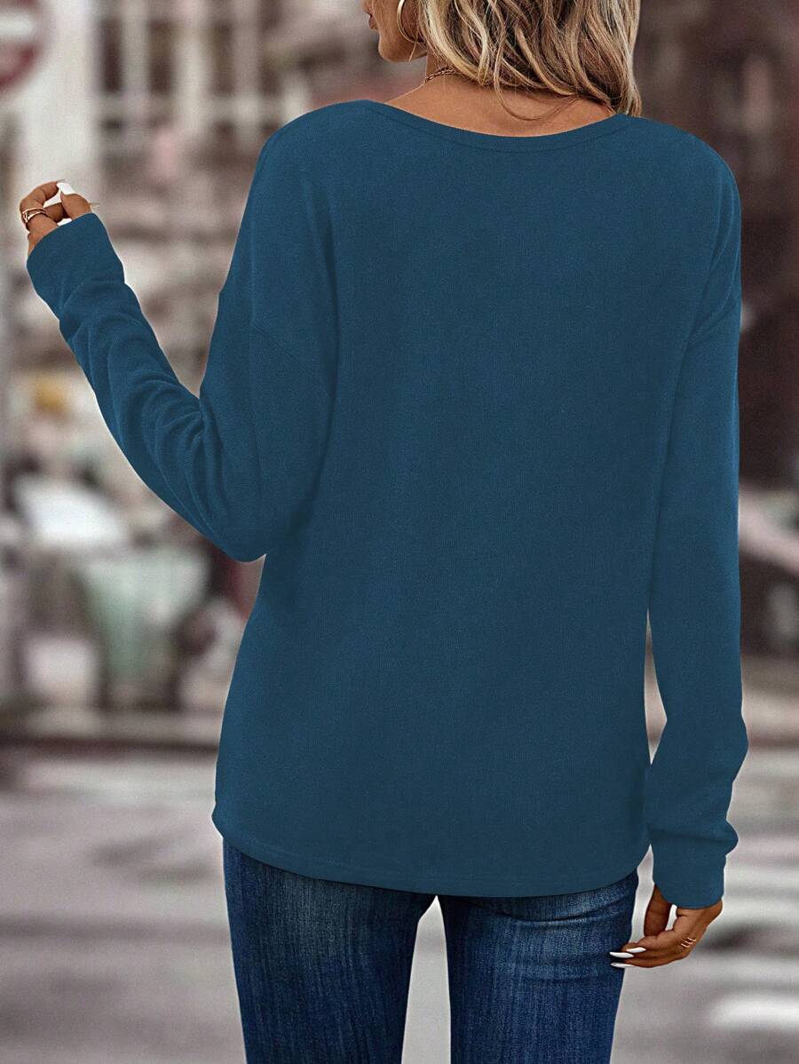 SHEIN blúz, kék