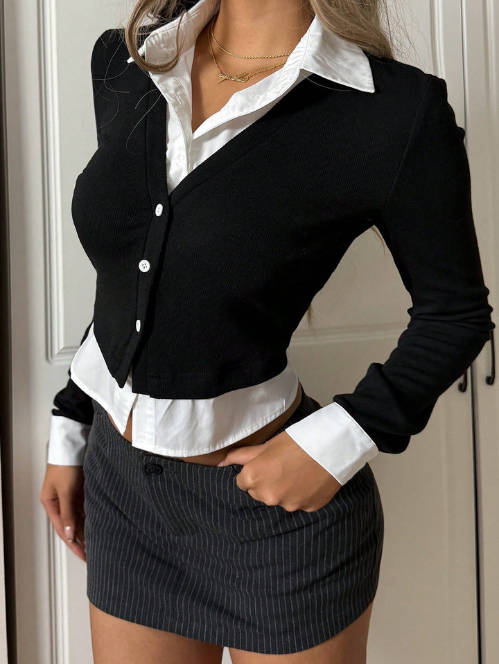 Bluza casual SHEIN, mix culori