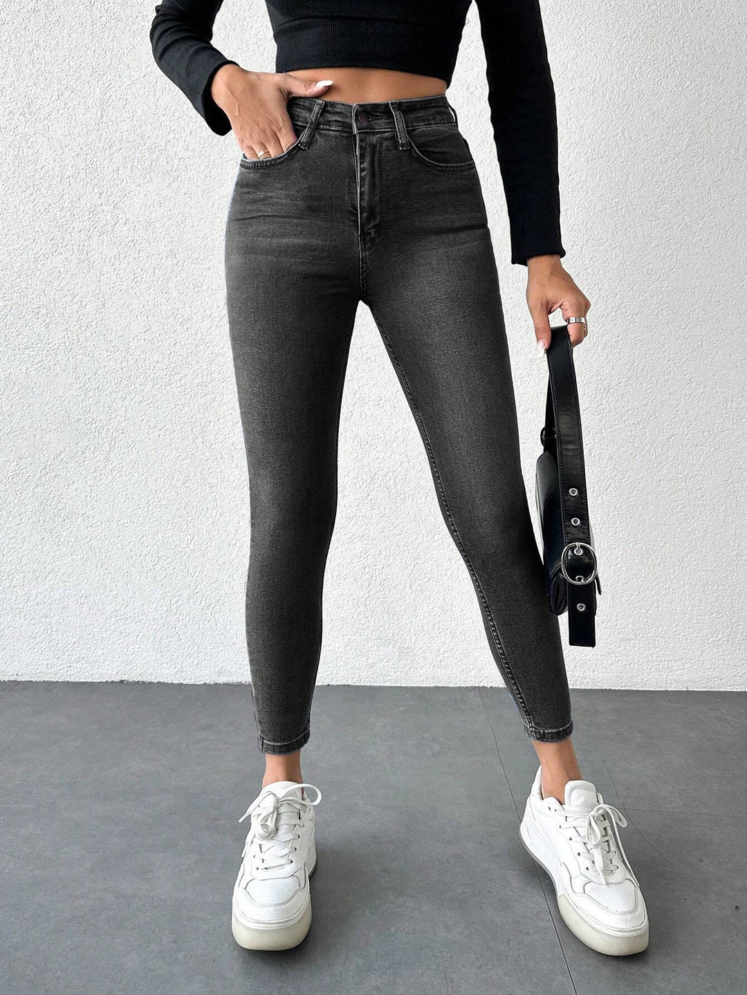 Jeans SHEIN, gri