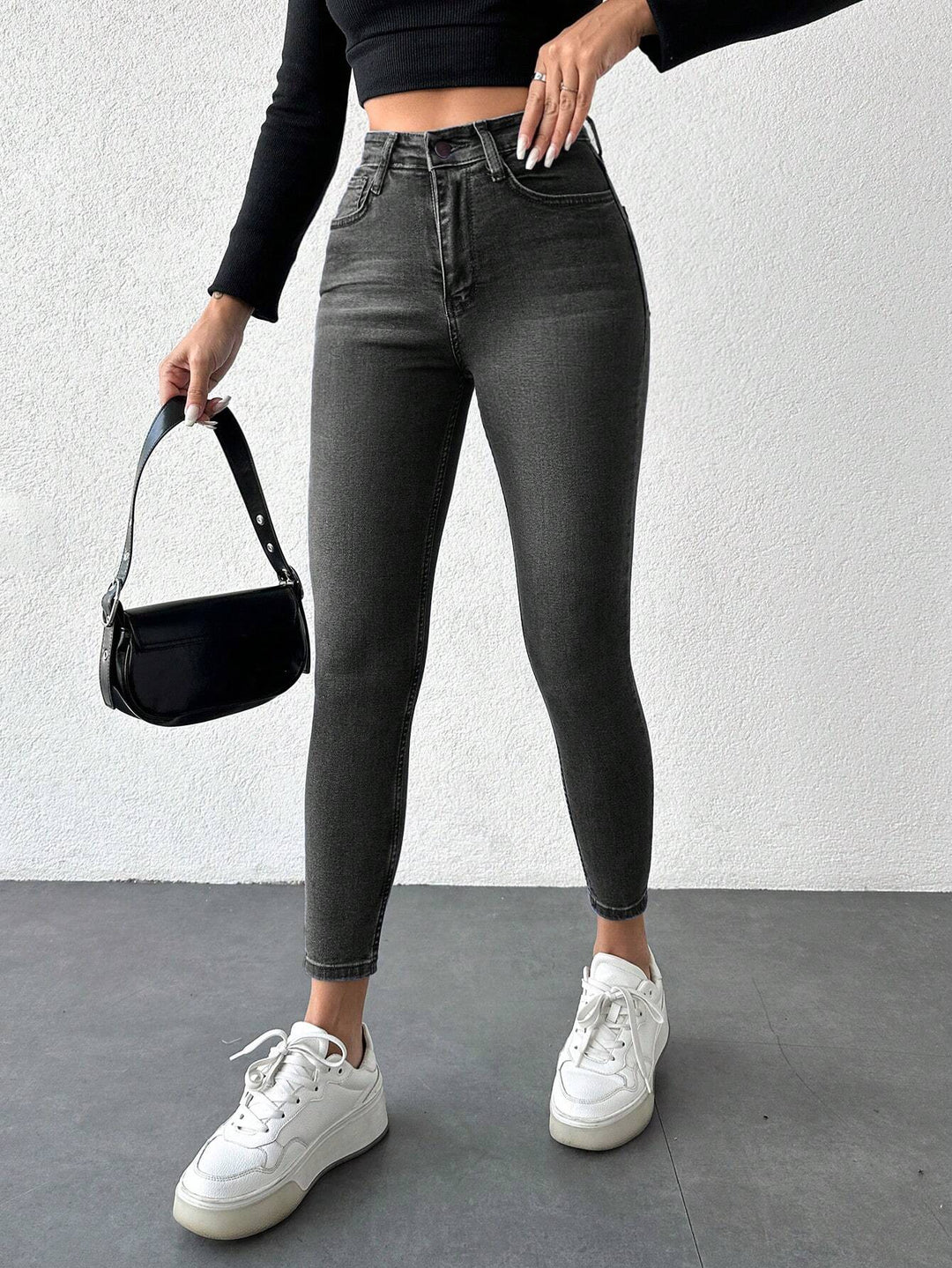 Jeans SHEIN, gri