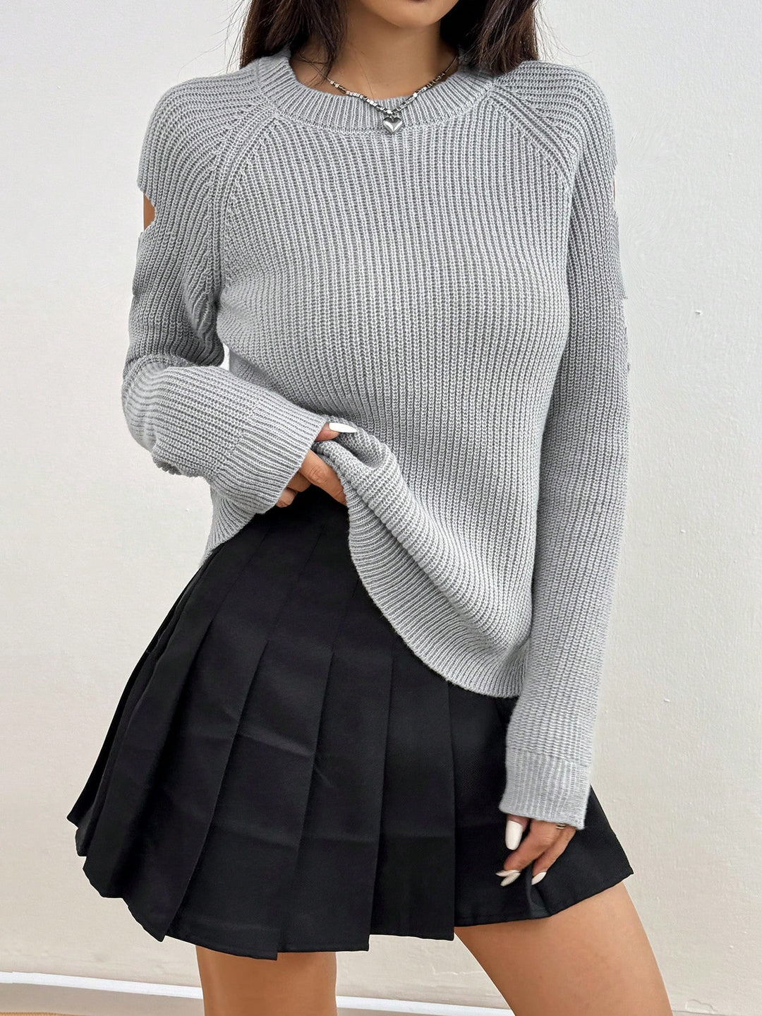 Pulover SHEIN, gri