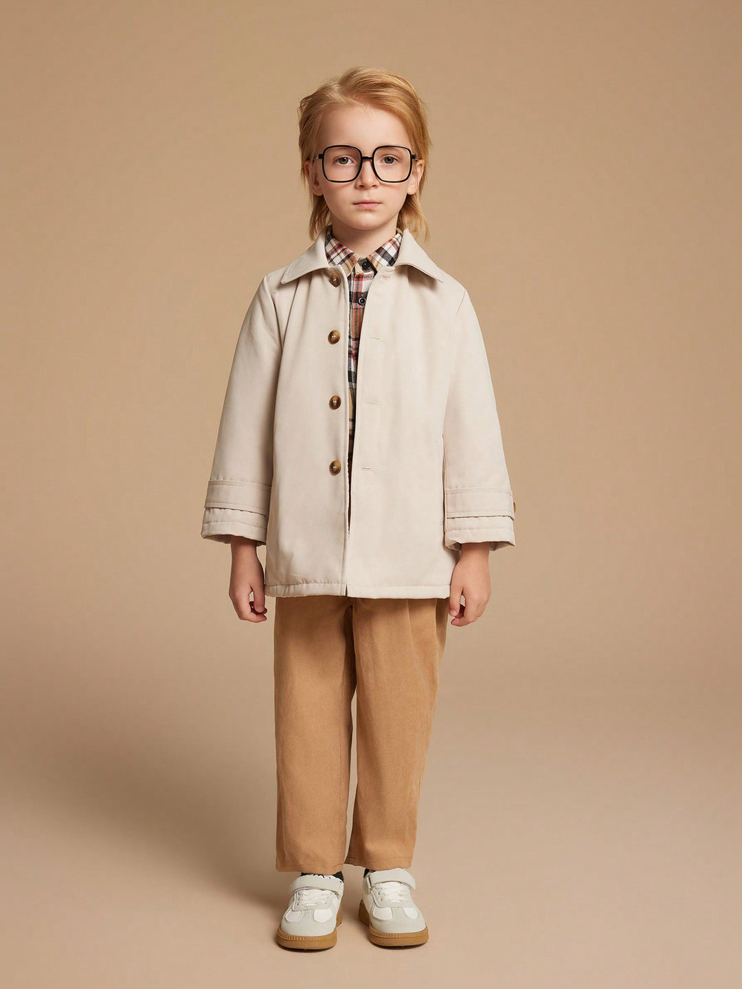 SHEIN kabát, khaki