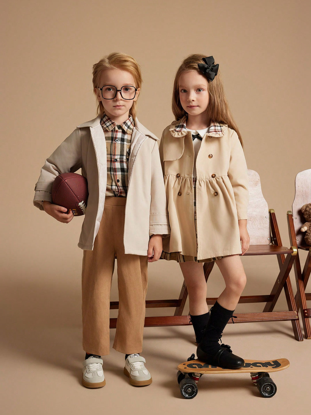 SHEIN kabát, khaki