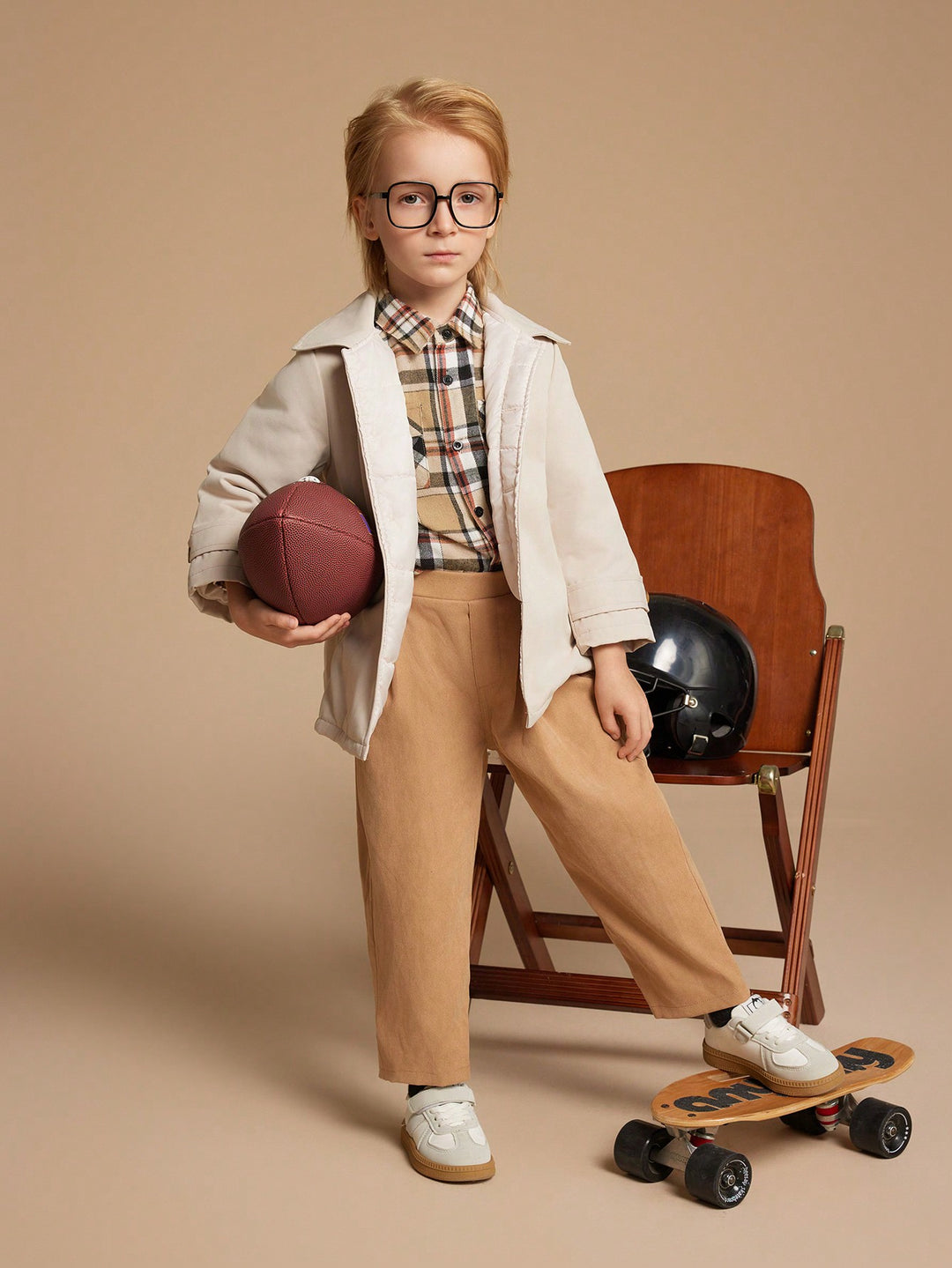 SHEIN kabát, khaki