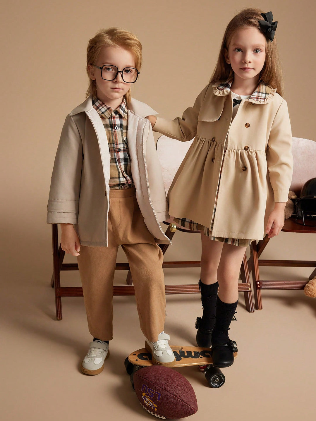 SHEIN kabát, khaki