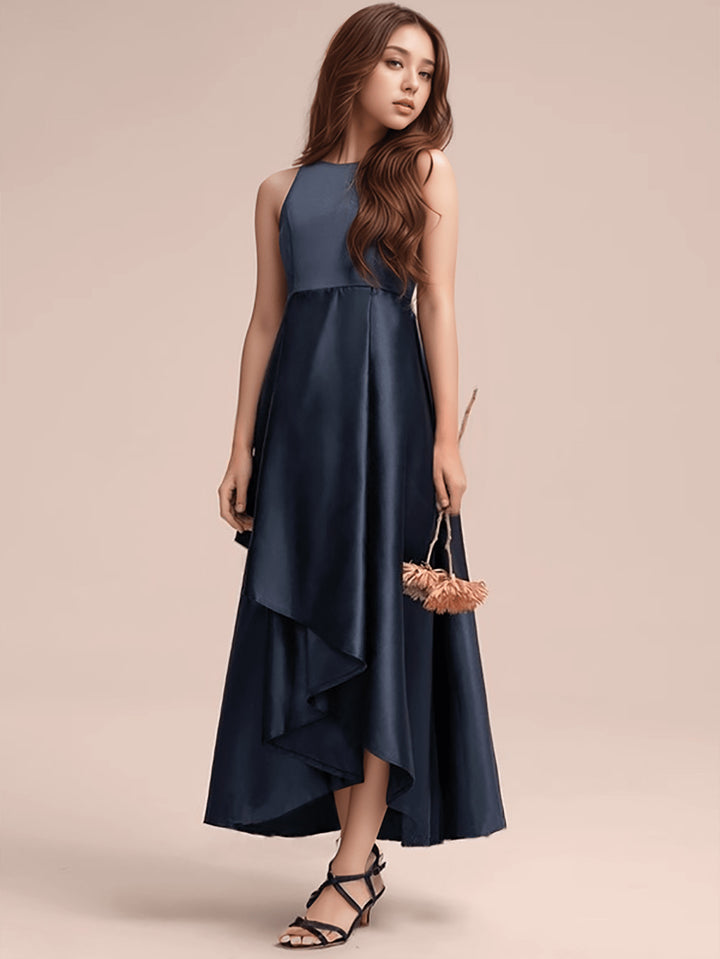 SHEIN Elegáns hosszú ruha, kék