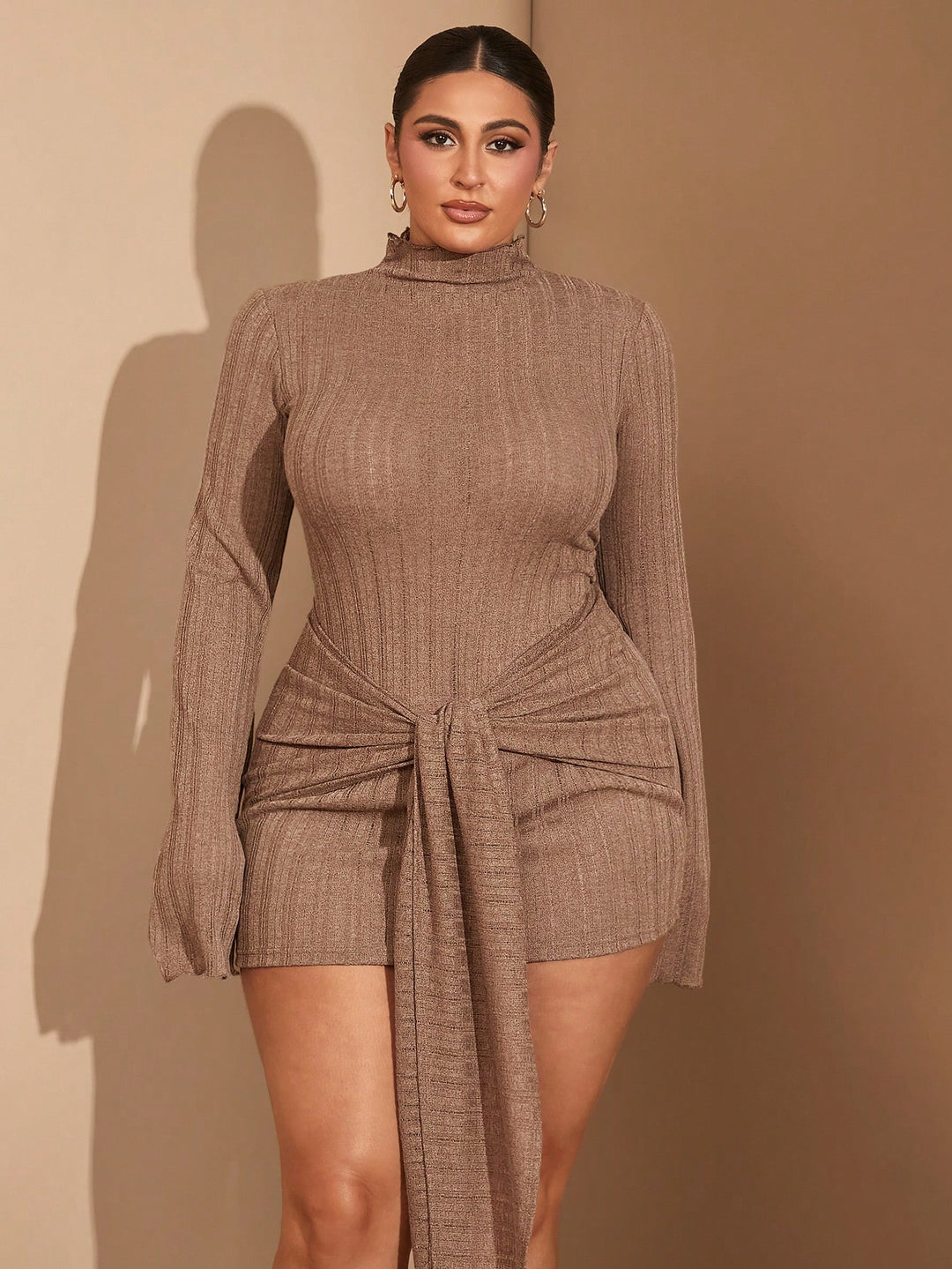 Rochie mini SHEIN, maro
