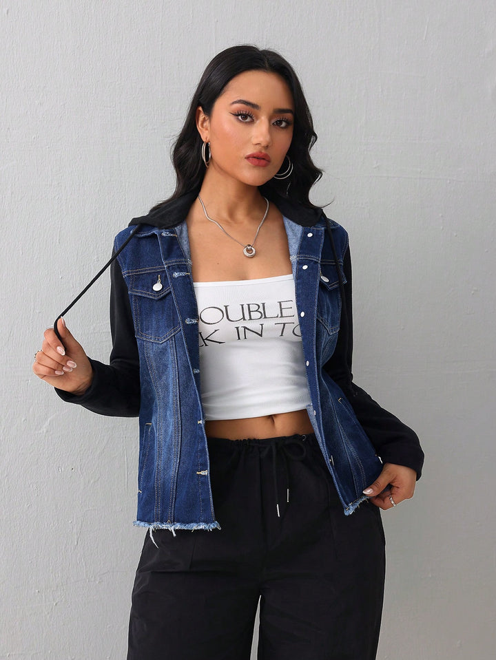 Jachetă denim SHEIN, mix culori