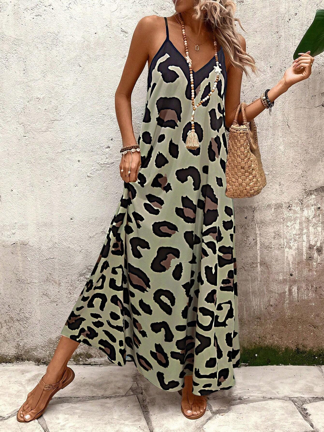 Rochie maxi SHEIN, mix culori