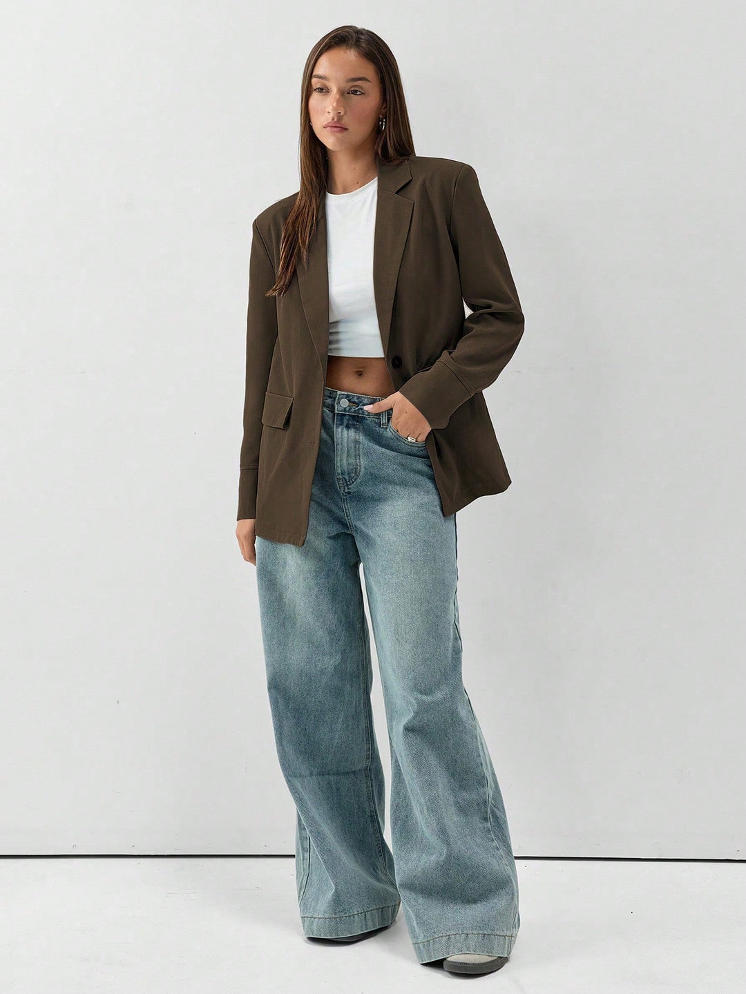 SHEIN barna blézer