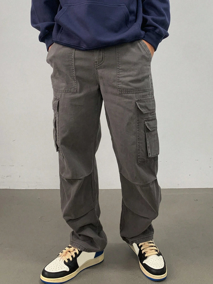 Pantaloni cargo Shein,gri